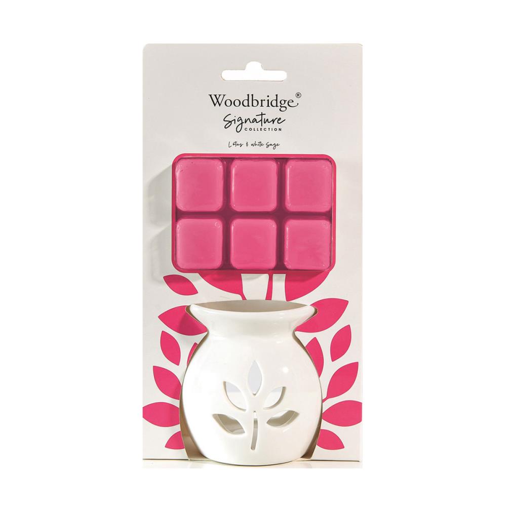 Woodbridge Lotus & White Sage Wax Melt Warmer Gift Set £7.19